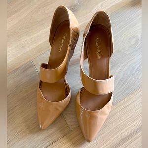 Calvin Klein patent leather heels